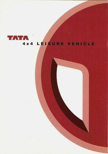 Tata 4x4 leisure vehicle - tata,