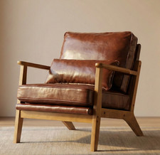 Elegant Brown Accent Chair