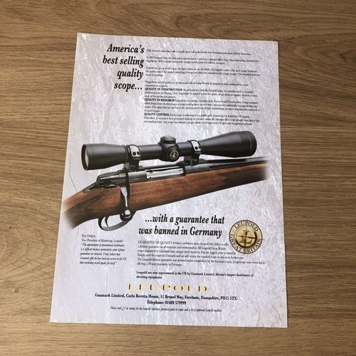 Guns100 magazine advert - guns100, 12x9