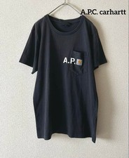 A.P.C. x Carhartt W Name T-Shirt L Charcoal Japan