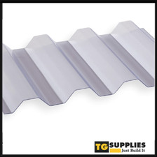 High Impact Sunruf Clear Polycarbonate Greca Box Profile Corrugated Roof Sheets