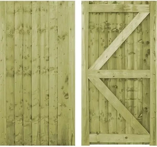 6ft featheredge garden gate - featheredge,