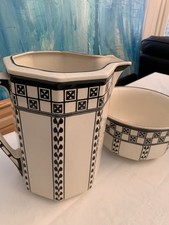 Royal Doulton Antique Virginia wash set Jug, bowl two pots