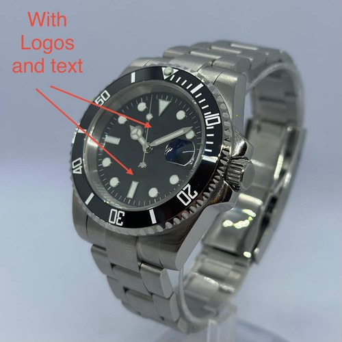 Black sub diver mod 40mm - sub,