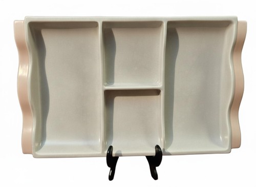Poole pottery peach - peach, &