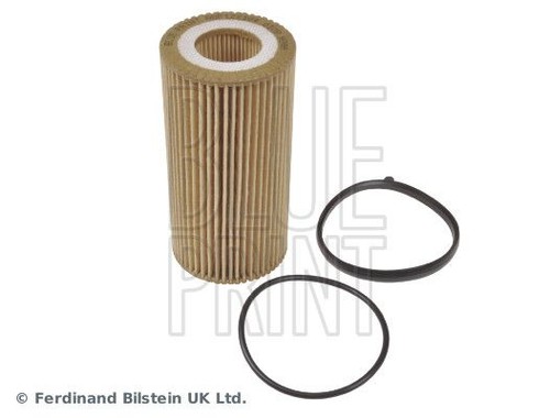 Oil filter blue - oil, print