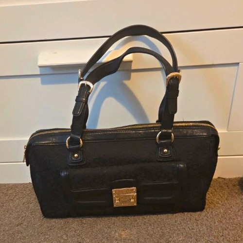 Dkny black leather - black, jacquard