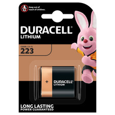 Duracell 223 6V Lithium Ultra Photo Battery CR223 CR-P2 EL223AP Longest Expiry