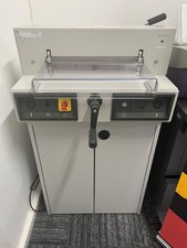 IDEAL 3915-95 Electric Guillotine Used. Inc Cabinet £875.00 plus VAT