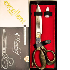 Excellent Sewing Scissors Tailor Shears Fabric Cloth Denim Leather Cutter