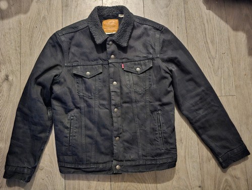 Levi men black sherpa - levi's, men's