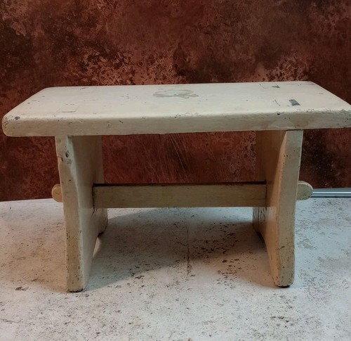 Vtg rustic wooden milking - wooden,