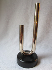 Very Rare Vase by Béwé for Thonet Frères Paris around 1930 Tubular Steel Wood