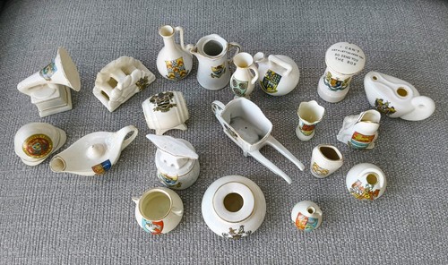 Job lot vintage crested - job,