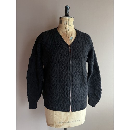 Vintage aran cardigan - aran,