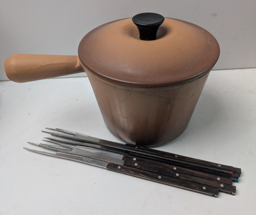 Vintage creuset fondue set - le,