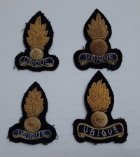 Royal Engineers UBIQUE Badges Hand Embroidered British Army Insignia  X4