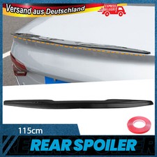 Rear spoiler spoiler lip sport look suitable 115 cm-universal lip gloss black