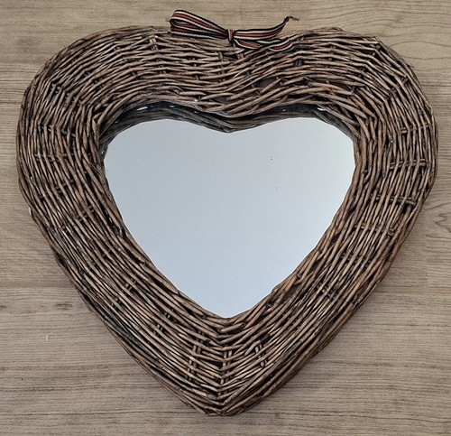 Rustic wicker heart - rustic,