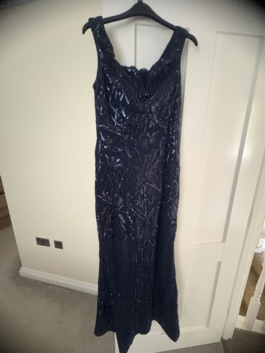 Quiz size navy - quiz, sequin