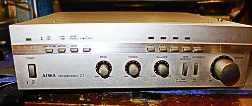 Aiwa stereo preamplifier - aiwa,