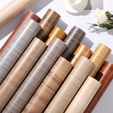 Wood Effect Vinyl Wrap Self Adhesive Wallpaper Furniture Cupboard Door Stickers