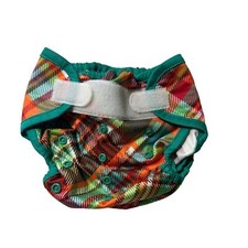 Rumparooz New One Size Cloth Diaper Cover Quinn Plaid Multi color Baby Toddler