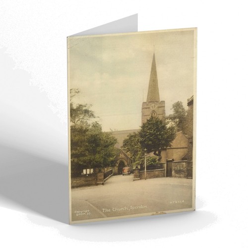 Notelet vintage derbyshire - notelet,