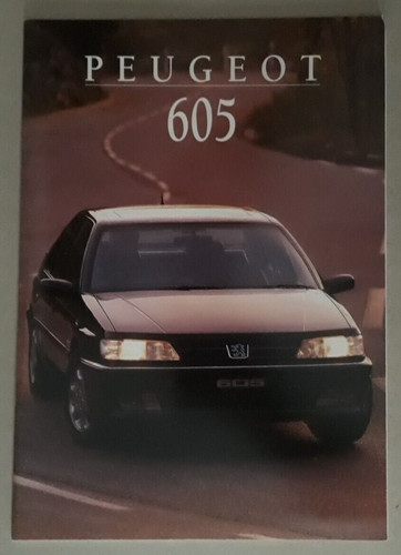 Peugeot 605 brochure 1995 - peugeot,