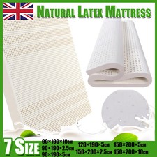 Natural Latex Soft Comfortable Mattress Topper Healthy Sleep Breathable UK Stock