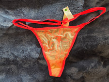 Aerie Orange Mesh see through