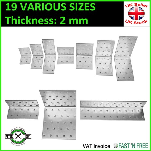 Galvanised corner brace - corner,