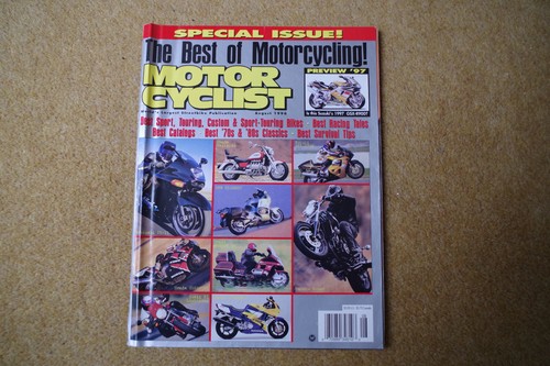 Motorcyclist august 1996 bmw - -,