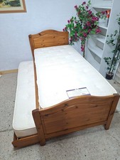 Solid Pine Trundle Bed with