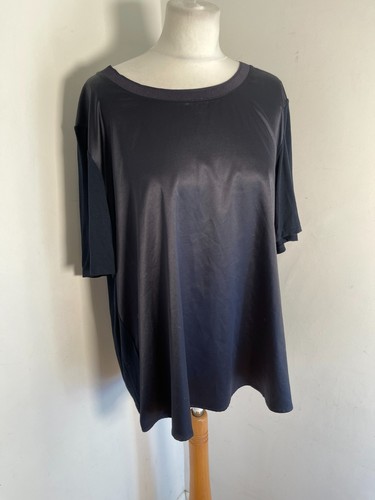 Marina rinaldi blouse navy - marina,