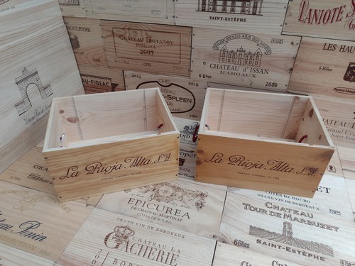 Wooden wine box - wine, la