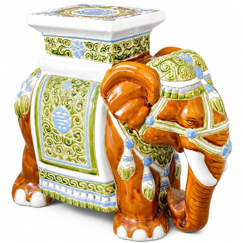 Vintage style ceramic - style, elephant