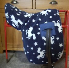 Unicorn Fleece Ride On Saddle