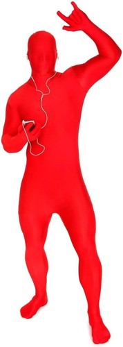 Adult msuit morphsuit - morphsuit, red
