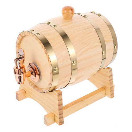 Beer wood barrel bucket - beer, small