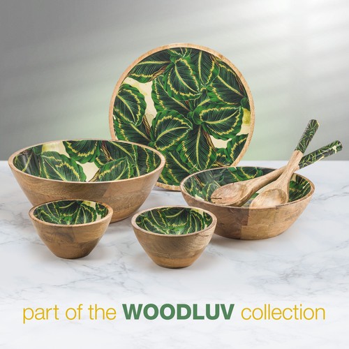 Tropical design salad serving - tropical,