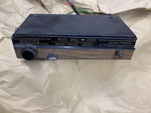Ekco vintage car radio - ekco,
