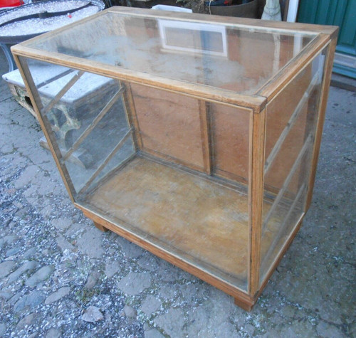 Antique oak haberdashery - antique,