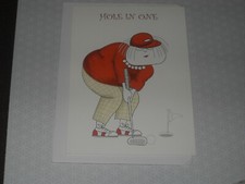  Card - Golf - Hole in One -