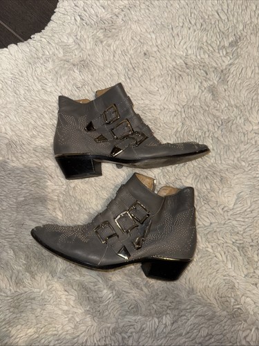 Chloe susanna ankle boot - boot, gray