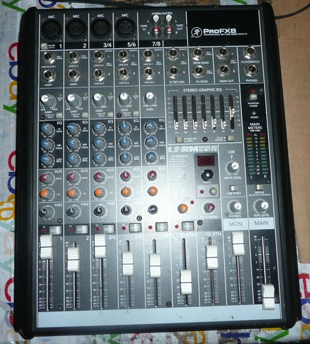 Mackie profx8 channel - mackie,