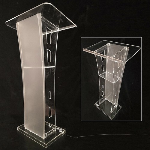 Wide curved podium pedestal - curved,