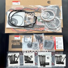 Cummins Complete Upper+Lower Full Gasket w/Head Bolt Set For Dodge 5.9L 12V 6BT