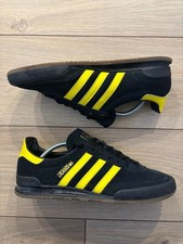 Adidas Originals Jeans Men’s UK Size 10 Core Black Yellow