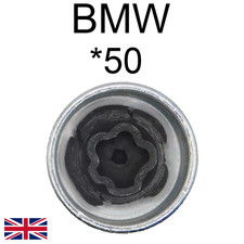 BMW Replacement Locking Wheel Nut Key Number 50 - UK Seller